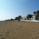 Out of the villa into the sea.
