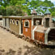 Wooden Train in Donovan Park