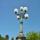 Closer view of the Lombard Lamp on Heights Blvd. in Houston