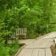 Benches available for taking a break from hiking