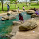 Water feature in the park