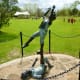 Balancing Kids Sculpture