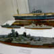 Past Battleship models at Houston Maritime Museum