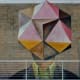 Detail view of the Vincent Fink Mural at Silver Street Studios