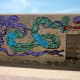 Left side of the mural by Daniel Anguilu