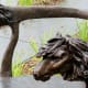 Details on arms of chairs on Wonderland Sculpture