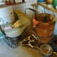 Various items for sale at August Antiques