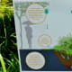Sign showing how a Bioswale works