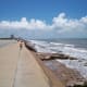 Galveston shoreline