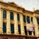 The top of the Hutchings, Sealy building