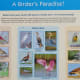 Sign about the birds found here