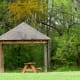 One of several covered picnic spots
