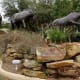 View of "Wild and Free" Sculpture