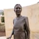 Closeup of "Vivian L. Smith" Sculpture