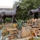 View of "Wild and Free" Sculpture