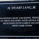 "H. Stuart Lang, Jr." Sculpture Plaque at Astrodome