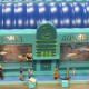 Buildings in this model train layout