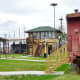 Outdoor Grounds at Rosenberg Railroad Museum