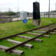 Outdoor grounds at the Rosenberg Railroad Museum