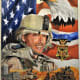 Painted by Ken Pridgeon Sr.: Medal of Honor awarded posthumously to SFC Paul Smith from El Paso, TX. He served in Operation Iraqi Freedom and was KIA on 04-04-03.