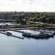 View of Oosterdok, Amsterdam from the OBA.
