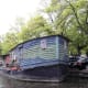 Houseboat in Amsterdam.
