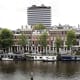 Houseboats opposite the Amstel Hotel.