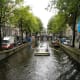 The canals of Amsterdam.