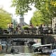 Motor boat in Amsterdam.