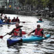 Kayaks in Amsterdam.
