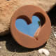 This mirror is unique in that it not only incorporates stone, but a heart. Both work to create peace, love and positive feng shui energies.