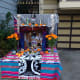 Dia De Los Muertos Shrine outside a mission in San Francisco