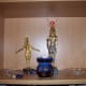 Home shrine to Egyptian deities.