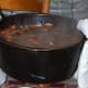 A boiling pot of stew made with intention.
