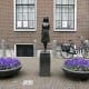 Statue of Anne Frank in Front of Her House