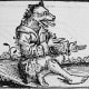 A depiction of a werewolf.