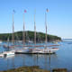 Margaret Todd tall ship at her dock near Shore Path