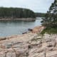 Rockey shore of Ship Harbor