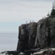 Climbers at the top of Otter Cliffs