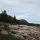 Rocky shore along Ocean Path