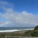 Updated photo as of 2014, rainbow near the sea shore to Kapurpurawan Rock Formation