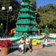 Since it was December, there were Christmas decorations in the hotel and park.