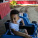 Tractor ride in Duplo Valley.