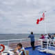 It was breezy, but not chilly on the deck of the ferry. The views were wonderful.