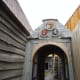 The buildings and rooms were built around an open courtyard so they served as a fortress. This is the entrance.