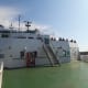 Passengers can stay in the lounges inside or go out on deck to watch for dolphins or whales.