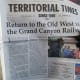 Newspaper found on the train.