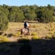 Train robbers on horseback.