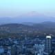 Sunset view from the Pittock Mansion in Portland