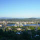 View from inside of the Portland Aerial Tram.